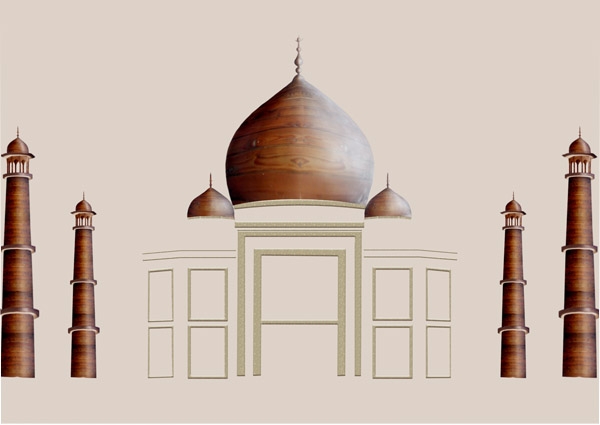 Creation of Taj Mahal: Step 9